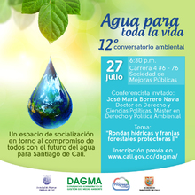 12&deg; Conversatorio Ambiental Agua para Toda la Vida