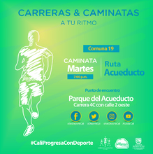 Caminata comuna 19 Ruta Acueducto