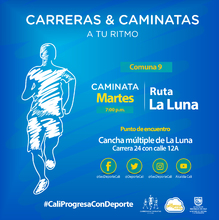 Caminata comuna 9 Ruta La Luna