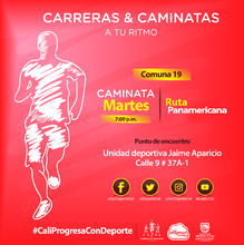 Caminata comuna 19 Ruta Panamericana