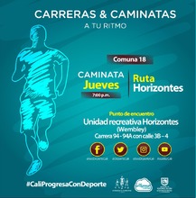 Caminata comuna 18 Ruta Horizontes