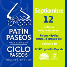 Pat&iacute;n y Ciclo Paseos Comuna 18