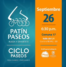 Pat&iacute;n y Ciclo Paseos Comuna 17