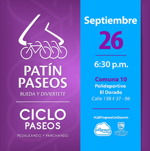 Pat&iacute;n y Ciclo Paseos Comuna 10