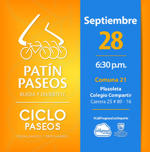 Pat&iacute;n y Ciclo Paseos Comuna 21