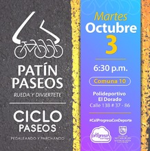 Pat&iacute;n y Ciclo Paseos Comuna 10