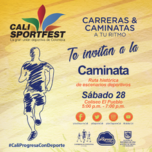 CaliSportFest Caminata Ruta hist&oacute;rica de escenarios deportivos