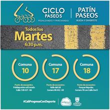 Ciclo y Pat&iacute;n Paseos del dia Martes