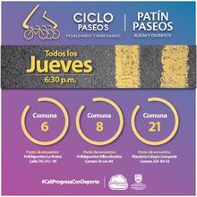 Ciclo y Pat&iacute;n Paseos del dia Jueves