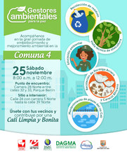 Gestores Ambientales para la Paz en la comuna 4