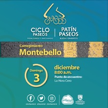 Ciclo y Pat&iacute;n Paseo corregimiento Montebello