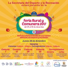 Feria Rural y Comunera 2017 Disfruta la feria en familia de una manera diferente con deporte y recreaci&oacute;n