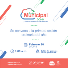 Sesi&oacute;n Comit&eacute; Municipal Derechos Humanos 
