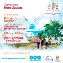 Caminata ruta Guacas