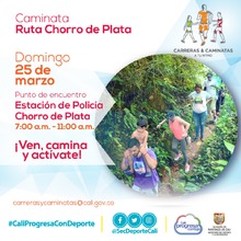 Caminata ruta Chorro de Plata 