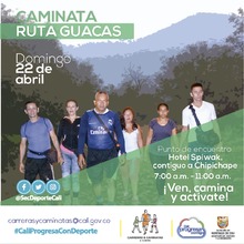 Caminata ruta Guacas