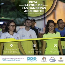 Caminata ruta Parque de Las Banderas Acueducto