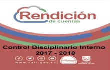   Evento Rendici&oacute;n de cuentas Departamento Administrativo de Control Disciplinario Interno