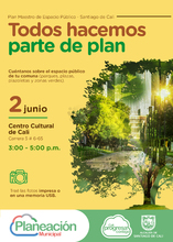 Jornada de Participaci&oacute;n Ciudadana Plan Maestro de Espacio P&uacute;blico en el Centro