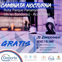 Caminata ruta parque Panamericano Acueducto