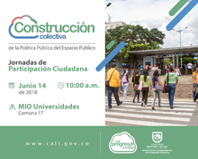 Jornada de construcci&oacute;n colectiva de la Pol&iacute;tica P&uacute;blica de Espacio P&uacute;blico