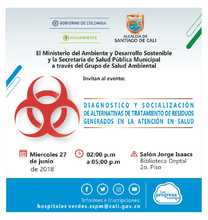 Diagn&oacute;stico y Socializaci&oacute;n de Alternativas de Tratamiento de Residuos Generados en la Atenci&oacute;n en Salud