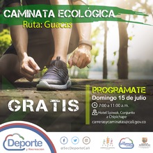 Caminata ecol&oacute;gica ruta Guacas