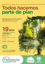 Jornada de participaci&oacute;n Plan Maestro de Espacio P&uacute;blico comunas 2