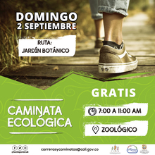 Caminata ecol&oacute;gica ruta Jard&iacute;n bot&aacute;nico