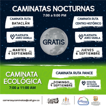 Caminata nocturna ruta Batacl&aacute;n