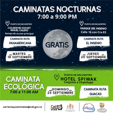 Caminata ecol&oacute;gica ruta Guacas