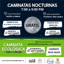 Caminata nocturna ruta Batacl&aacute;n