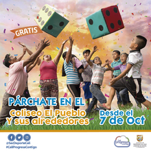P&aacute;rchate en el Coliseo El Pueblo y sus alrededores