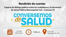 Rendici&oacute;n de Cuentas, Conversemos de Salud Comuna 19