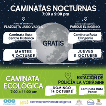 Caminata nocturna ruta El Ingenio