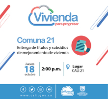 Entrega de t&iacute;tulos y subsidios de mejoramiento de vivienda