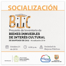 Encuentro de socializaci&oacute;n del inventario de actualizaci&oacute;n de Bienes de Inter&eacute;s Cultural de Santiago de Cali