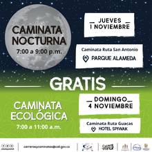 Caminata nocturna ruta San Antonio