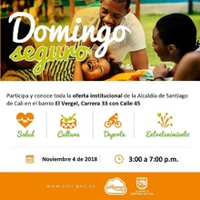 Participaci&oacute;n de toda la Oferta Institucional de la Alcald&iacute;a de Santiago de Cali en el Barrio el Vergel Cra 33 con Calle 45