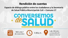Rendici&oacute;n de Cuentas, Conversemos de Salud Comuna 17