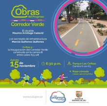 Obras para el progreso - Corredor Verde