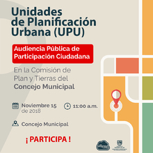 Audiencia de participaci&oacute;n ciudadana del proyecto de acuerdo que busca adoptar cuatro Unidades de Planificaci&oacute;n Urbana