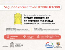 Segundo encuentro con representantes de Bienes de Inter&eacute;s Cultural