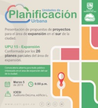 Presentaci&oacute;n de propuestas de proyectos para zona de expansi&oacute;n - UPU 15 (Rendici&oacute;n de Cuentas)