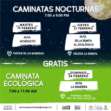 Caminata ecol&oacute;gica ruta La Bandera
