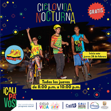 Disfruta Gratis de la Ciclovida Nocturna