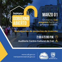 Socializaci&oacute;n de proyectos Instancias de Participaci&oacute;n Ciudadana