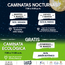 Caminata nocturna ruta Granada