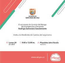 Invitaci&oacute;n a Primera Rendici&oacute;n de Cuentas 2019