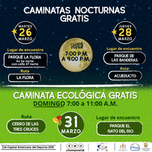Caminata nocturna ruta Acueducto
